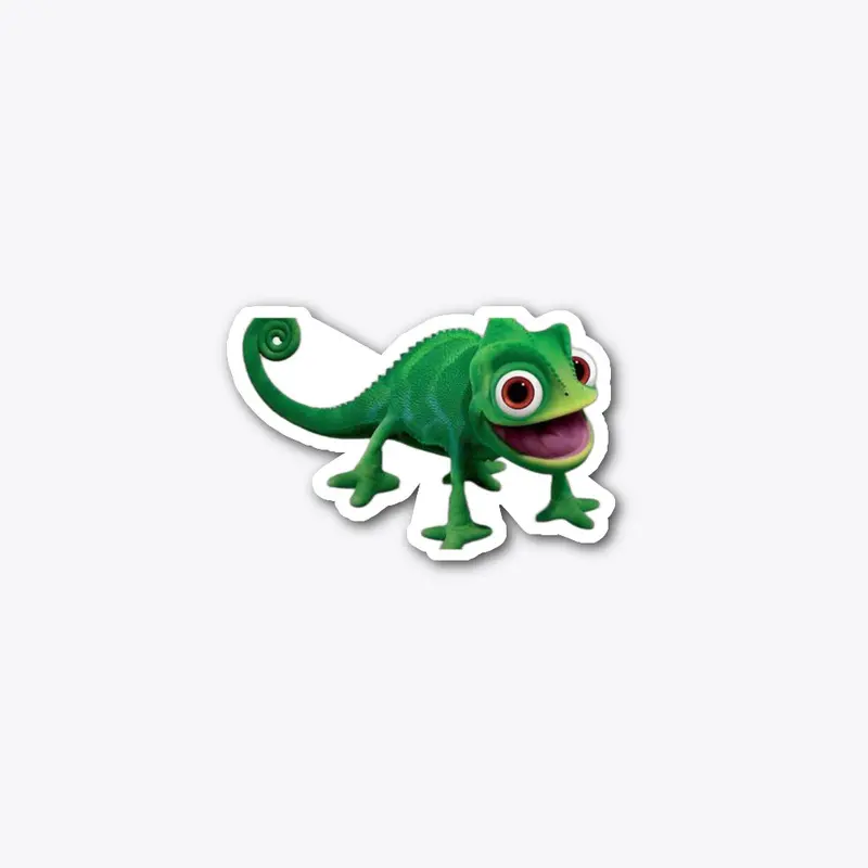 Chameleon Cut Sticker